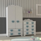 Продукт Bambino Casa Cuori Grandi Felici Blu - Комод Син - 1 - BG Hlapeta